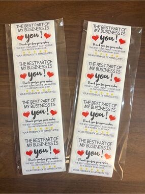 160 “Best Part of my Business is You” Stickers